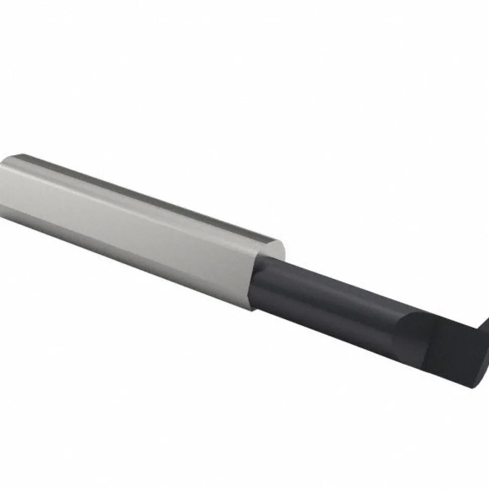 Single Point Threading Tool: 0.36" Min Thread Dia, 8 to 32 TPI, 1" Cut Depth, Internal, Solid Carbide
