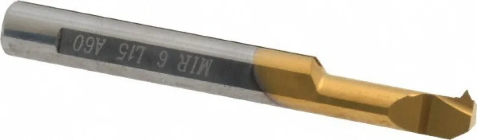 Single Point Threading Tool: 0.24" Min Thread Dia, 16 to 24 TPI, 0.59" Cut Depth, Internal, Solid Carbide