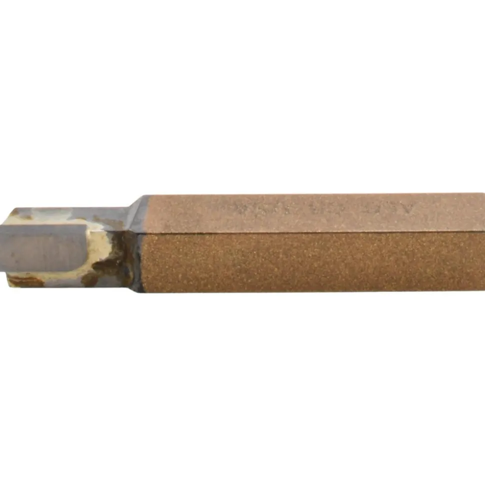 Single Point Tool Bit: AL-6, 3/8" Shank Width, 3/8" Shank Height, C5 Solid Carbide Tip, Left Hand