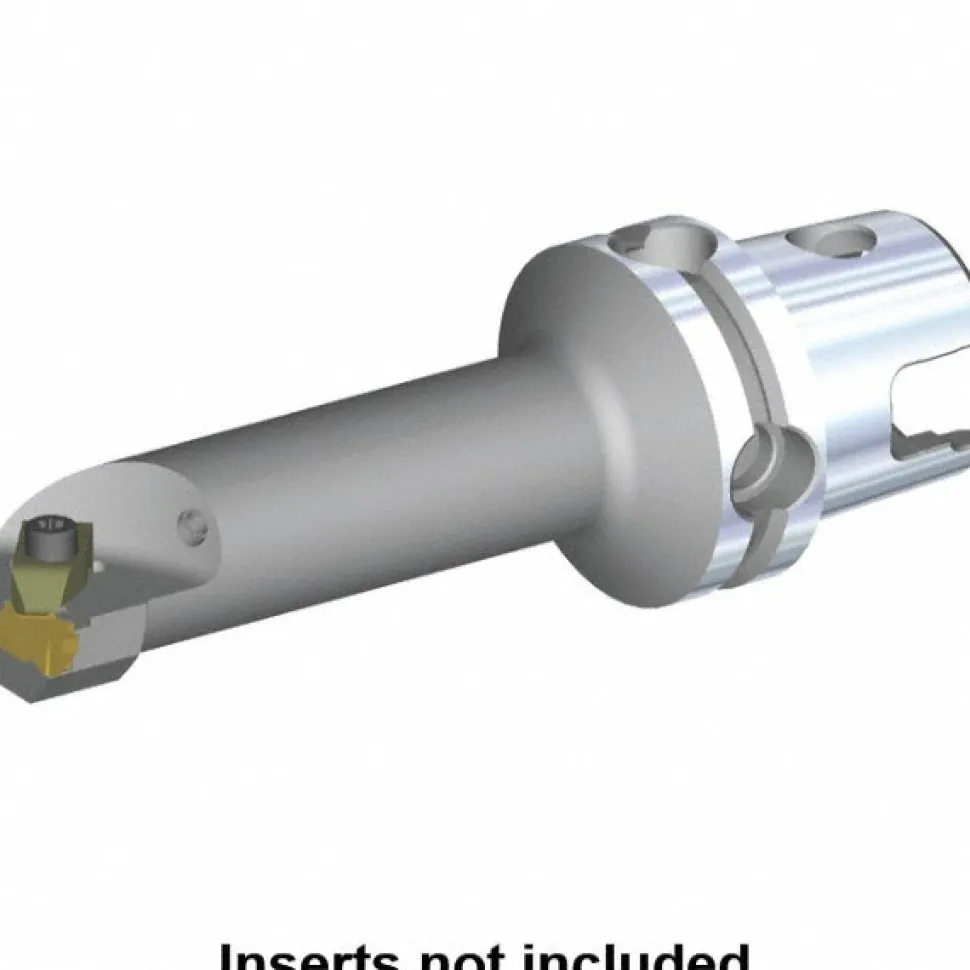 Size KM40TS, 70mm Head Length, 17mm Ctr to Cutting Edge, Left Hand Internal Modular Threading Cutting Unit Head