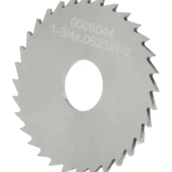 Slitting & Slotting Saw: 1-3/4" Dia, 1/16" Thick, 1/2" Arbor Hole, 32 Teeth, Solid Carbide