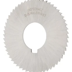 Slitting & Slotting Saw: 2-3/4" Dia, 0.0640" Thick, 1" Arbor Hole, 56 Teeth, High Speed Steel