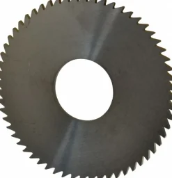 Slitting & Slotting Saw: 3" Dia, 0.0937" Thick, 60 Teeth, Solid Carbide