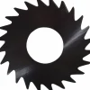 Slitting & Slotting Saw: 1" Dia, 0.0060" Thick, 3/8" Arbor Hole, 24 Teeth, Solid Carbide