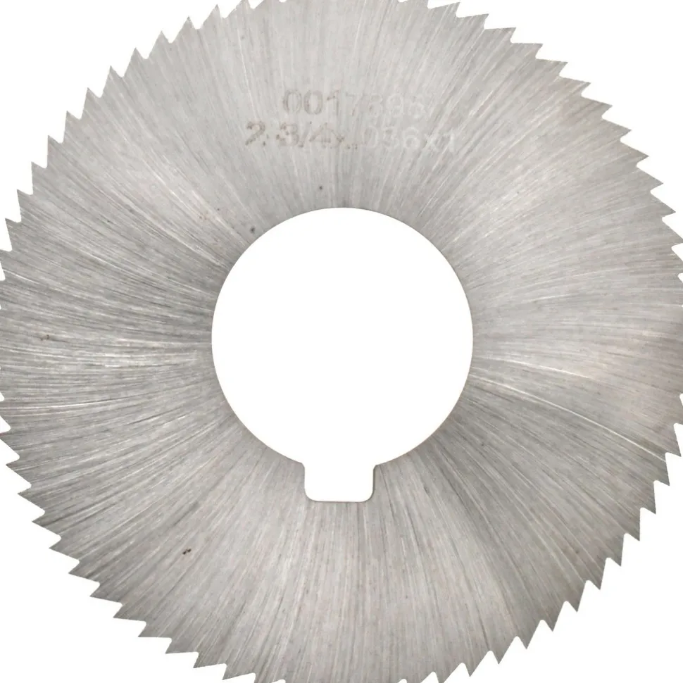 Slitting & Slotting Saw: 2-3/4" Dia, 0.0360" Thick, 1" Arbor Hole, 72 Teeth, High Speed Steel