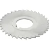 Slitting & Slotting Saw: 3" Dia, 1/16" Thick, 1" Arbor Hole, 36 Teeth, High Speed Steel