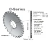 Slitting & Slotting Saw: 1" Dia, 0.0180" Thick, 3/8" Arbor Hole, 24 Teeth, Solid Carbide