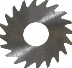 Slitting & Slotting Saw: 3/4" Dia, 0.0140" Thick, 1/4" Arbor Hole, 20 Teeth, Solid Carbide