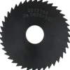 Slitting & Slotting Saw: 2" Dia, 1/16" Thick, 1/2" Arbor Hole, 40 Teeth, Solid Carbide