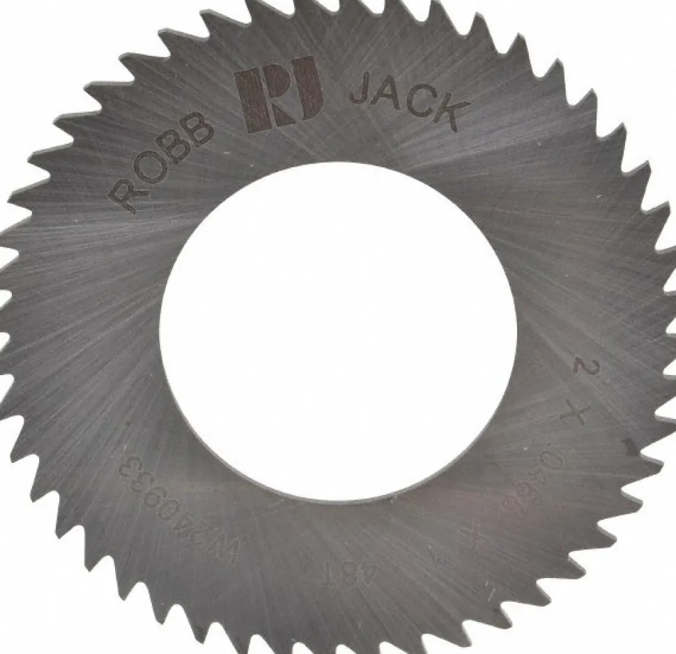 Slitting & Slotting Saw: 2" Dia, 0.0468" Thick, 48 Teeth, Solid Carbide