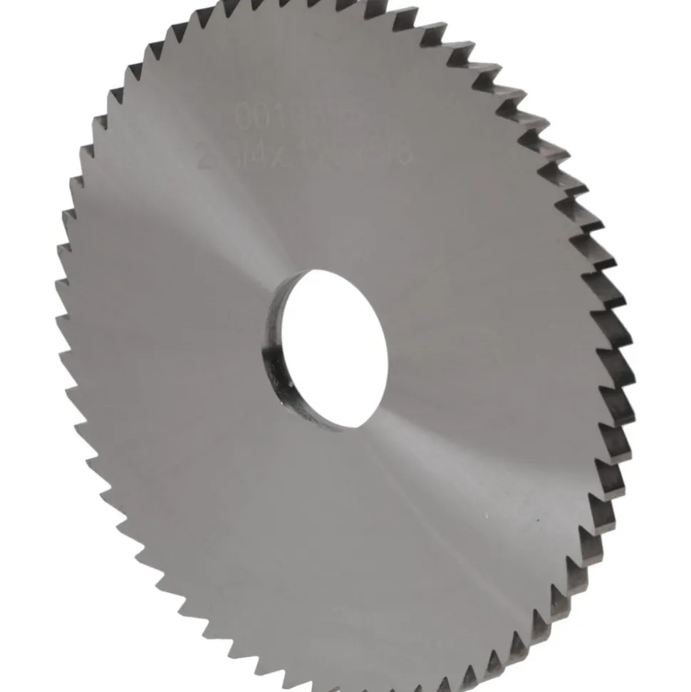 Slitting & Slotting Saw: 2-3/4" Dia, 1/8" Thick, 5/8" Arbor Hole, 60 Teeth, Solid Carbide