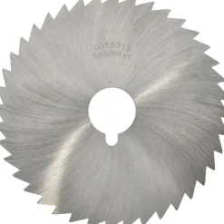 Slitting & Slotting Saw: 5" Dia, 3/64" Thick, 1" Arbor Hole, 40 Teeth, High Speed Steel