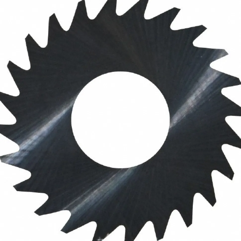 Slitting & Slotting Saw: 1" Dia, 0.0100" Thick, 3/8" Arbor Hole, 24 Teeth, Solid Carbide