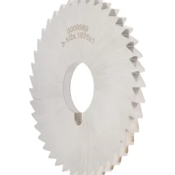 Slitting & Slotting Saw: 3-1/2" Dia, 3/16" Thick, 1" Arbor Hole, 40 Teeth, High Speed Steel