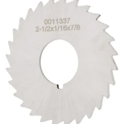 Slitting & Slotting Saw: 2-1/2" Dia, 1/16" Thick, 7/8" Arbor Hole, 28 Teeth, High Speed Steel