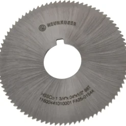 Slitting & Slotting Saw: 1-3/4" Dia, 0.0400" Thick, 1/2" Arbor Hole, 90 Teeth, Cobalt