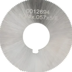 Slitting & Slotting Saw: 1-3/4" Dia, 0.0570" Thick, 5/8" Arbor Hole, 132 Teeth, High Speed Steel