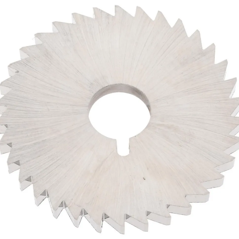 Slitting & Slotting Saw: 2" Dia, 5/32" Thick, 1/2" Arbor Hole, 34 Teeth, High Speed Steel