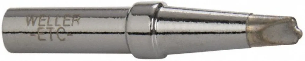 Soldering Iron Chisel Tip: 0.126" Point Width, 1.358" Long