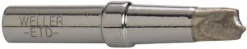 Soldering Iron Chisel Tip: 0.181" Point Width, 1.358" Long
