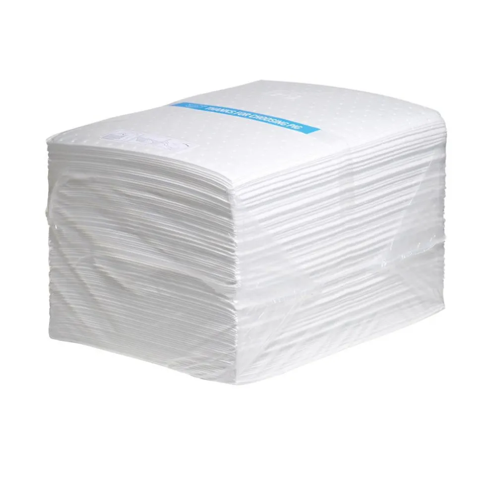 Sorbent Pads: For Oil Only, Heavy Weight, 20" Long, 15.0000" Wide, 22 gal, Perforated