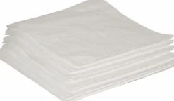 Sorbent Pads: For Oil Only, 30.0000" Wide, 30" Long, 53 gal, White