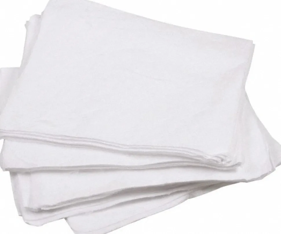 Sorbent Pads: For Oil Only, 15.0000" Wide, 19" Long, 28 gal, White
