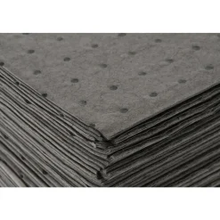 Sorbent Pads: For Universal Use, 15.0000" Wide, 17" Long, 26 gal, Gray