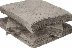 Sorbent Pads: For Universal Use, 15.0000" Wide, 17" Long, 17 gal, Gray