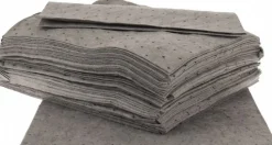 Sorbent Pads: For Universal Use, 15.0000" Wide, 17" Long, 22 gal, Gray