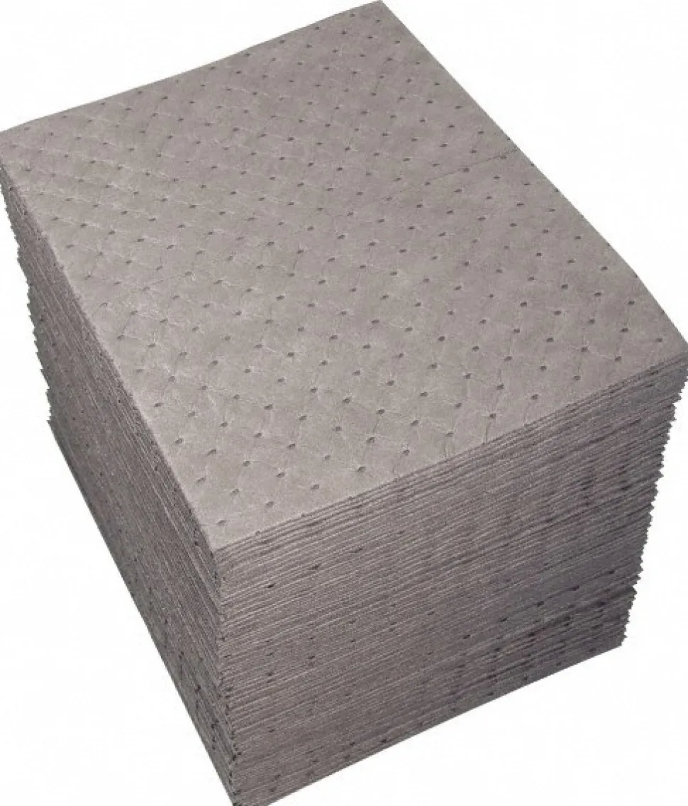 Sorbent Pads: For Universal Use, 15.0000" Wide, 19" Long, 19 gal