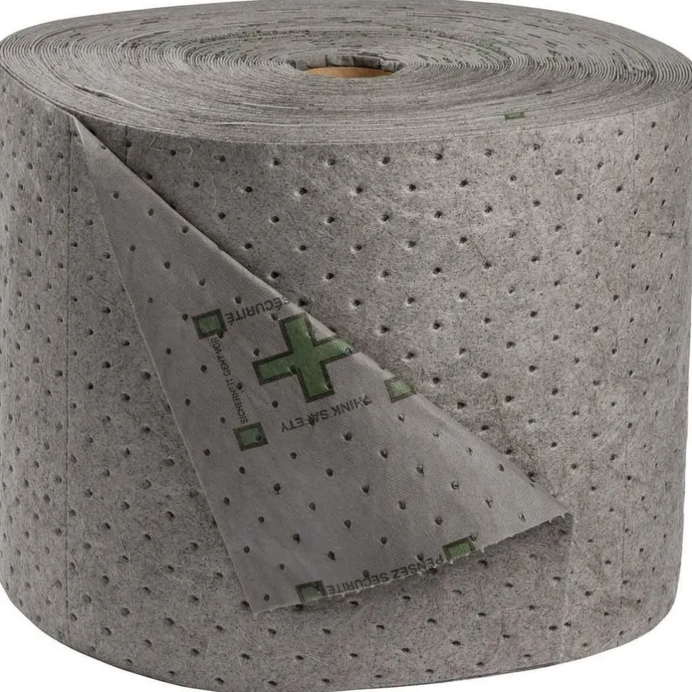 Sorbent Roll: For Universal Use, 15.0000" Wide, 300.00' Long, 32 gal, Gray