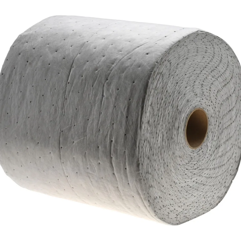 Sorbent Roll: For Universal Use, 300.00' Long, 15.0000' Long, 67 gal, Gray