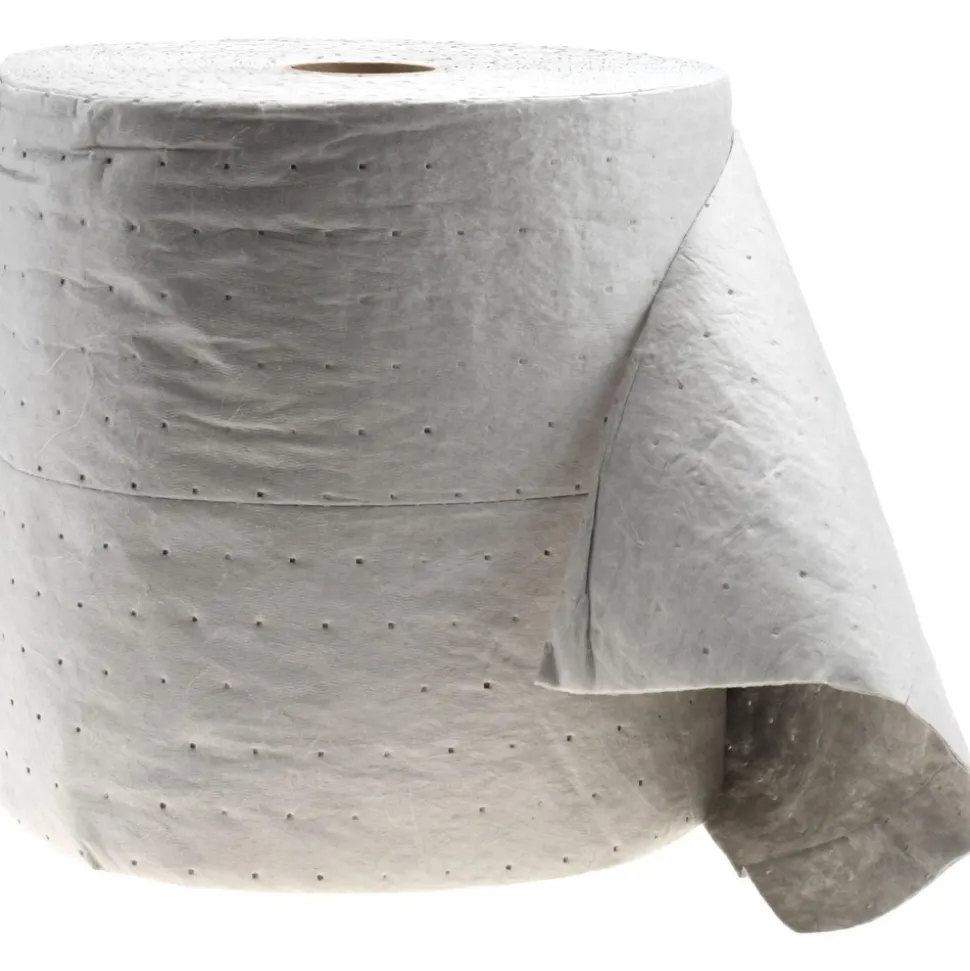 Sorbent Roll: For Universal Use, 300.00' Long, 15.0000' Long, 67 gal, Gray