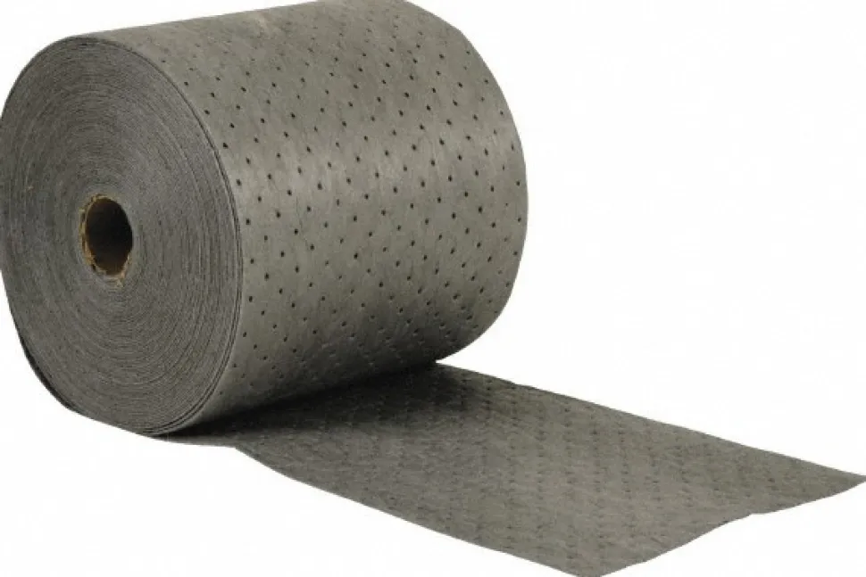 Sorbent Roll: For Universal Use, 15.0000" Wide, 150.00' Long, 24 gal, Gray