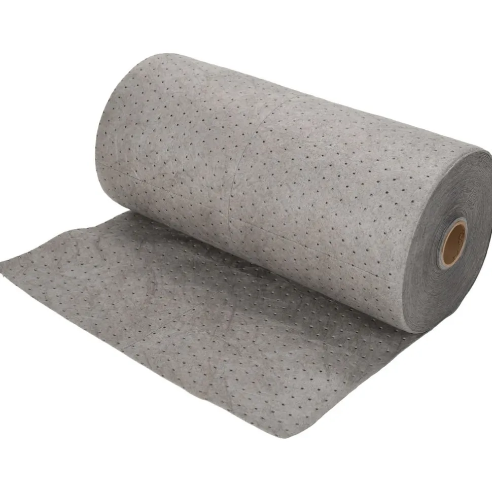 Sorbent Roll: For Universal Use, 30.0000" Wide, 150.00' Long, 48 gal, Gray