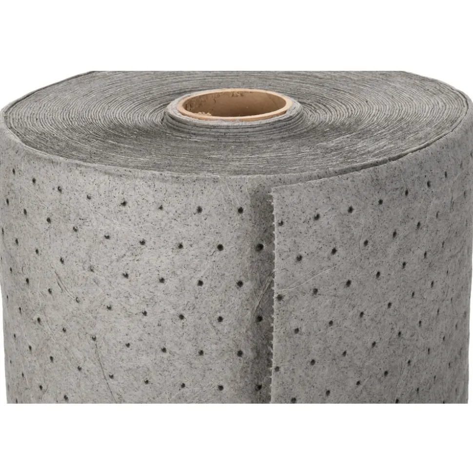 Sorbent Roll: For Universal Use, 30.0000" Wide, 150.00' Long, 48 gal, Gray