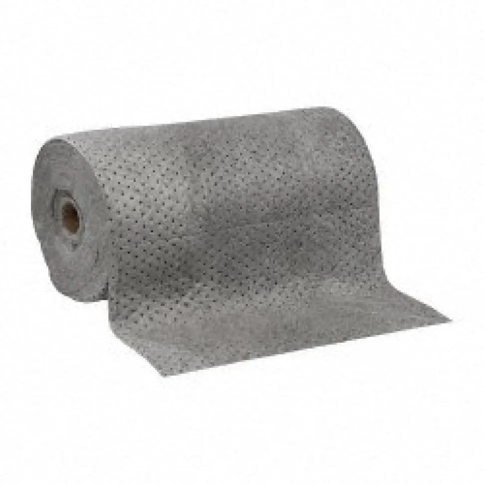 Sorbent Roll: For Universal Use, 30.0000" Wide, 150.00' Long, 50 gal, Gray