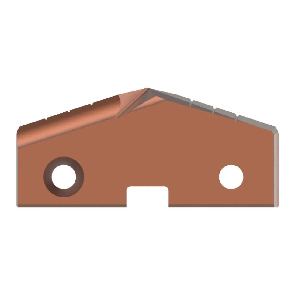Spade Drill Insert: 3" Dia, Seat Size 5, Cobalt, 144 deg Point