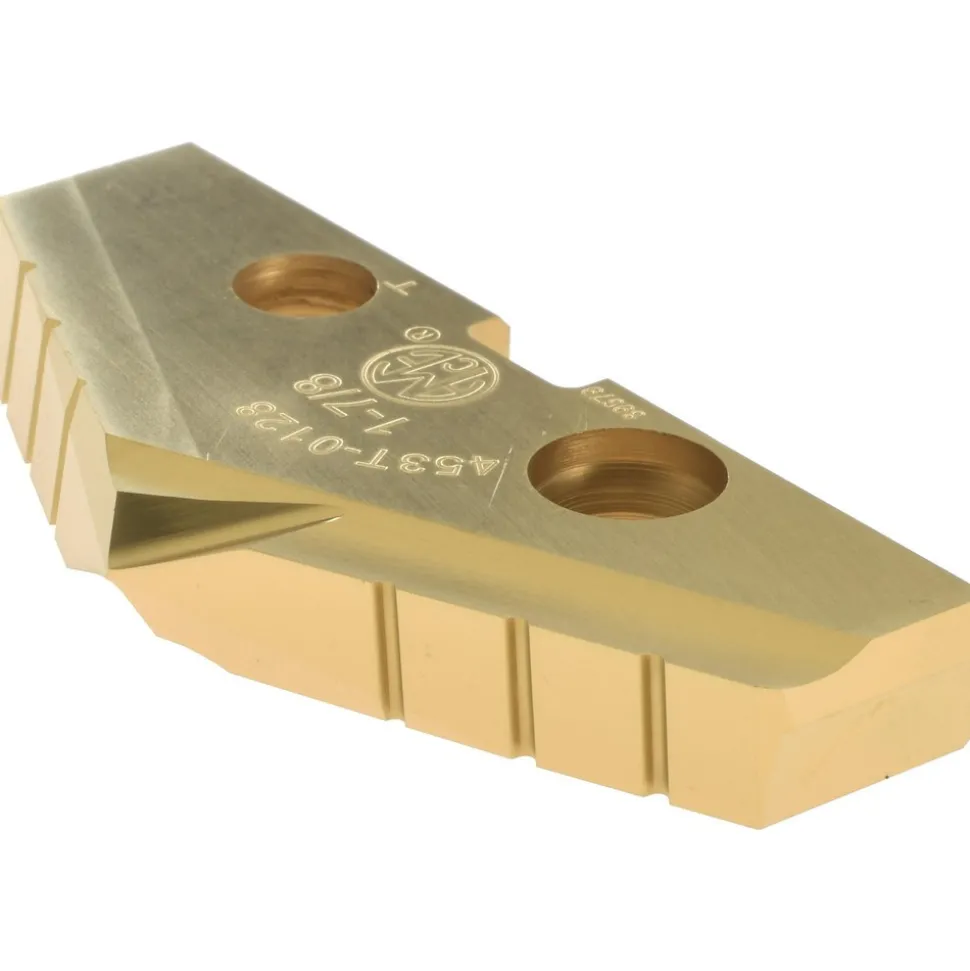Spade Drill Insert: 1-7/8" Dia, Seat Size 3, Cobalt, 132 deg Point
