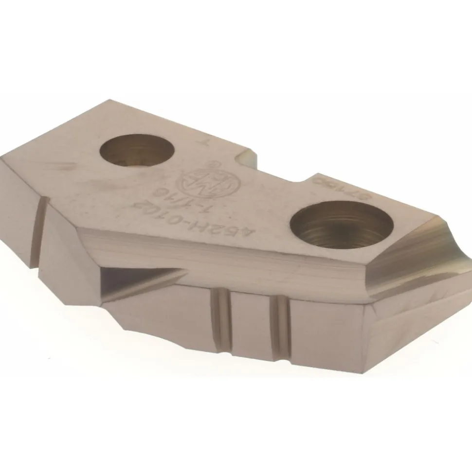 Spade Drill Insert: 1-1/16" Dia, Seat Size 2, Cobalt, 132 deg Point