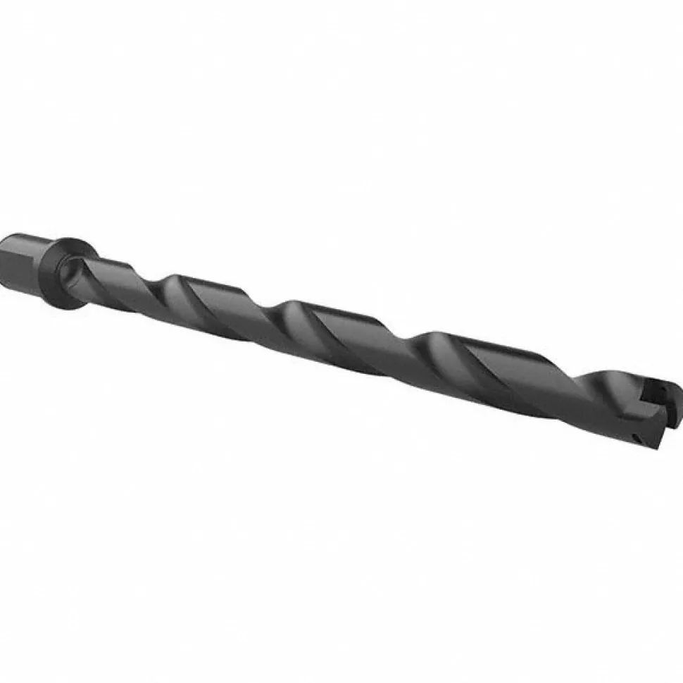 Spade Drill: 31/32 to 1-3/8" Dia, 16-1/8" Max Depth, Helical Flute