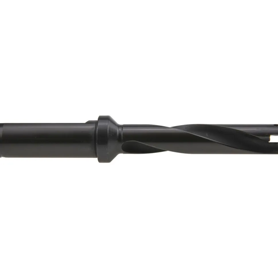 Spade Drill: 39/64 to 11/16" Dia, 2-1/2" Max Depth, Helical Flute
