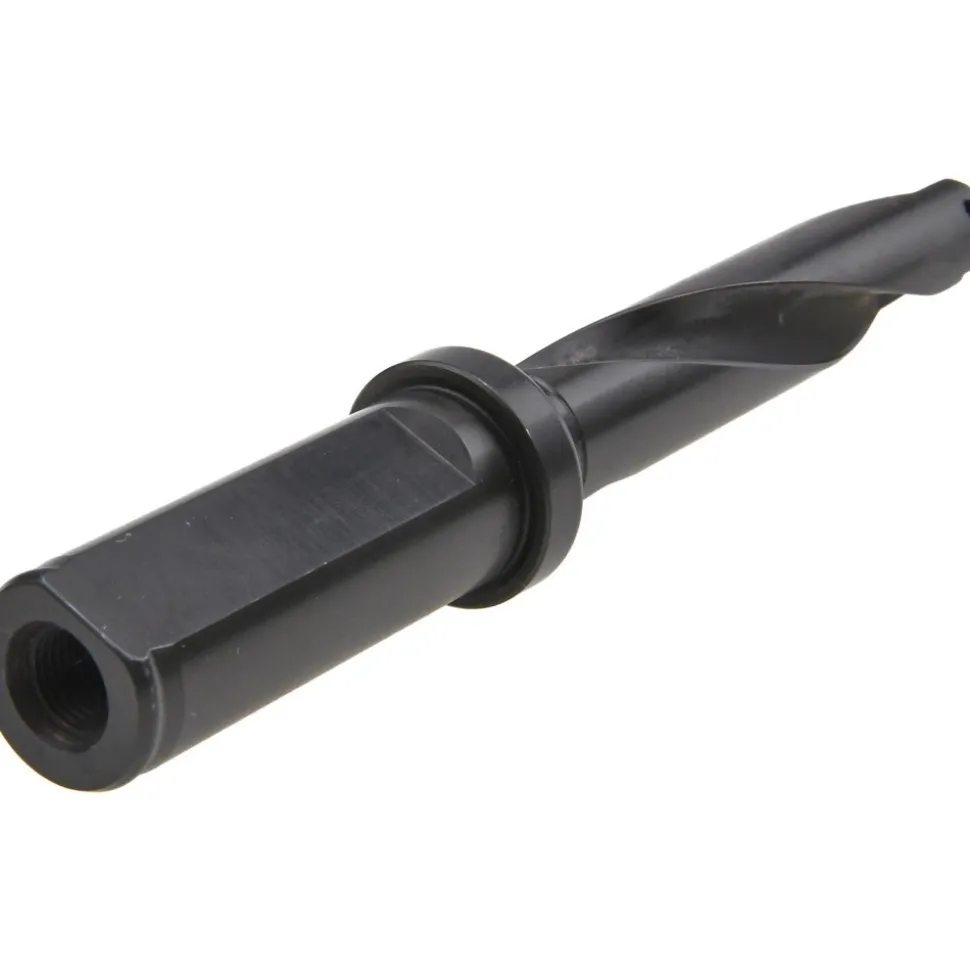 Spade Drill: 39/64 to 11/16" Dia, 2-1/2" Max Depth, Helical Flute