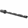 Spade Drill: 7/16 to 1/2" Dia, 7-1/16" Max Depth, Helical Flute