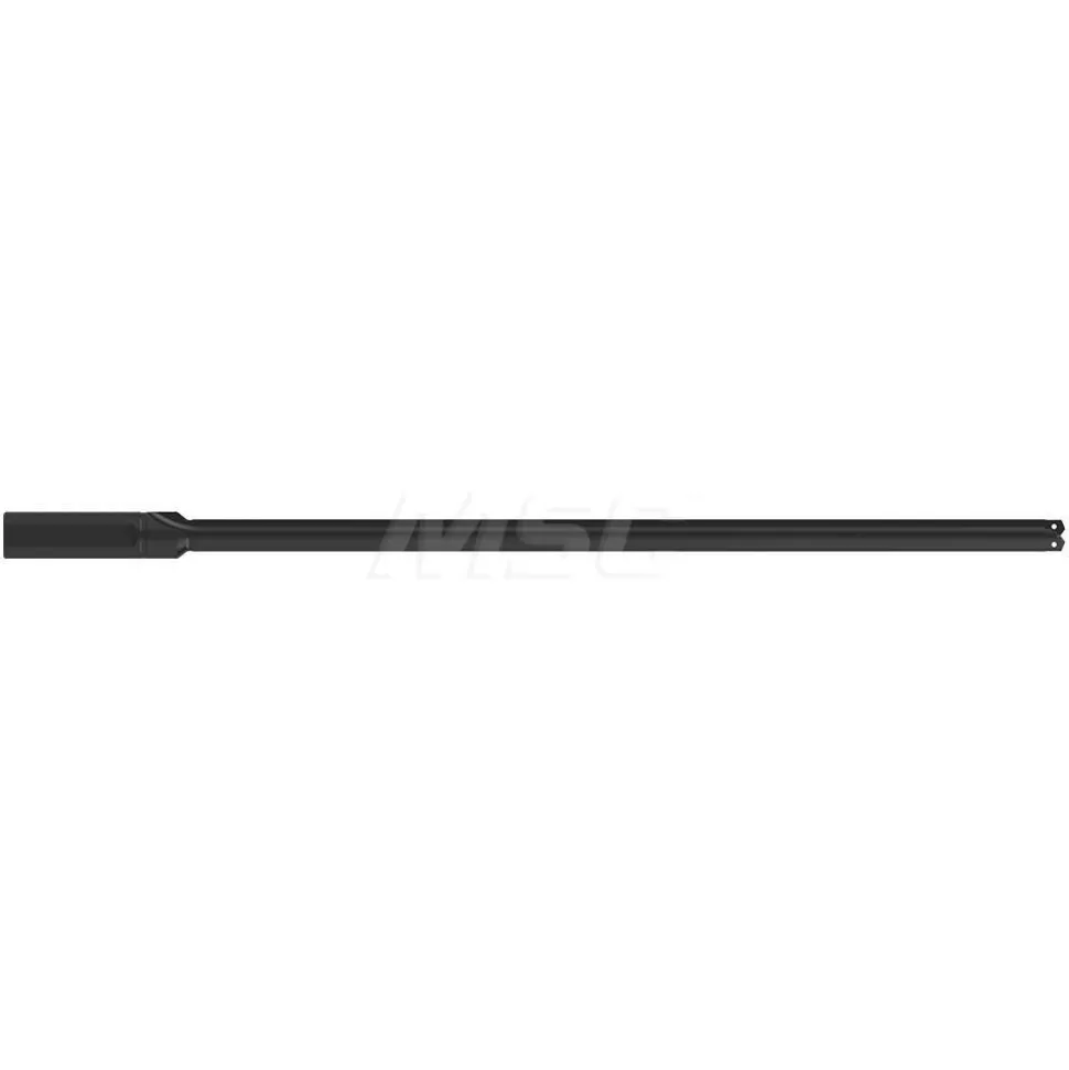 Spade Drill: 45/64 to 15/16" Dia, 18" Max Depth, Straight Flute