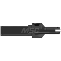 Spade Drill: 33/64 to 11/16" Dia, 7/8" Max Depth, Straight Flute