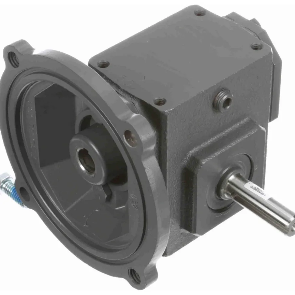 Speed Reducer: C-Face, 1.33" Center to Center Shaft, 50:1, 3/4 hp Max Input, Worm Gear