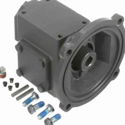 Speed Reducer: C-Face, 1.33" Center to Center Shaft, 50:1, 3/4 hp Max Input, Worm Gear