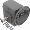 Speed Reducer: C-Face, 2.06" Center to Center Shaft, 15:1, 3/4 hp Max Input, Worm Gear
